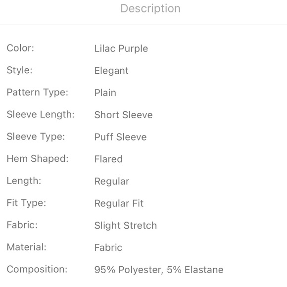 SHEIN 4X Lilac purple peplum top NWOT - Picture 12 of 13